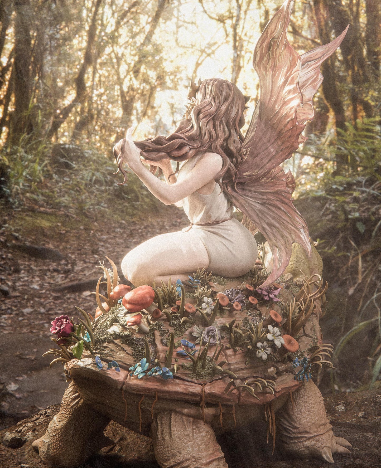 Fairy Blossom Resin Fan Art - MTO (CA3D)