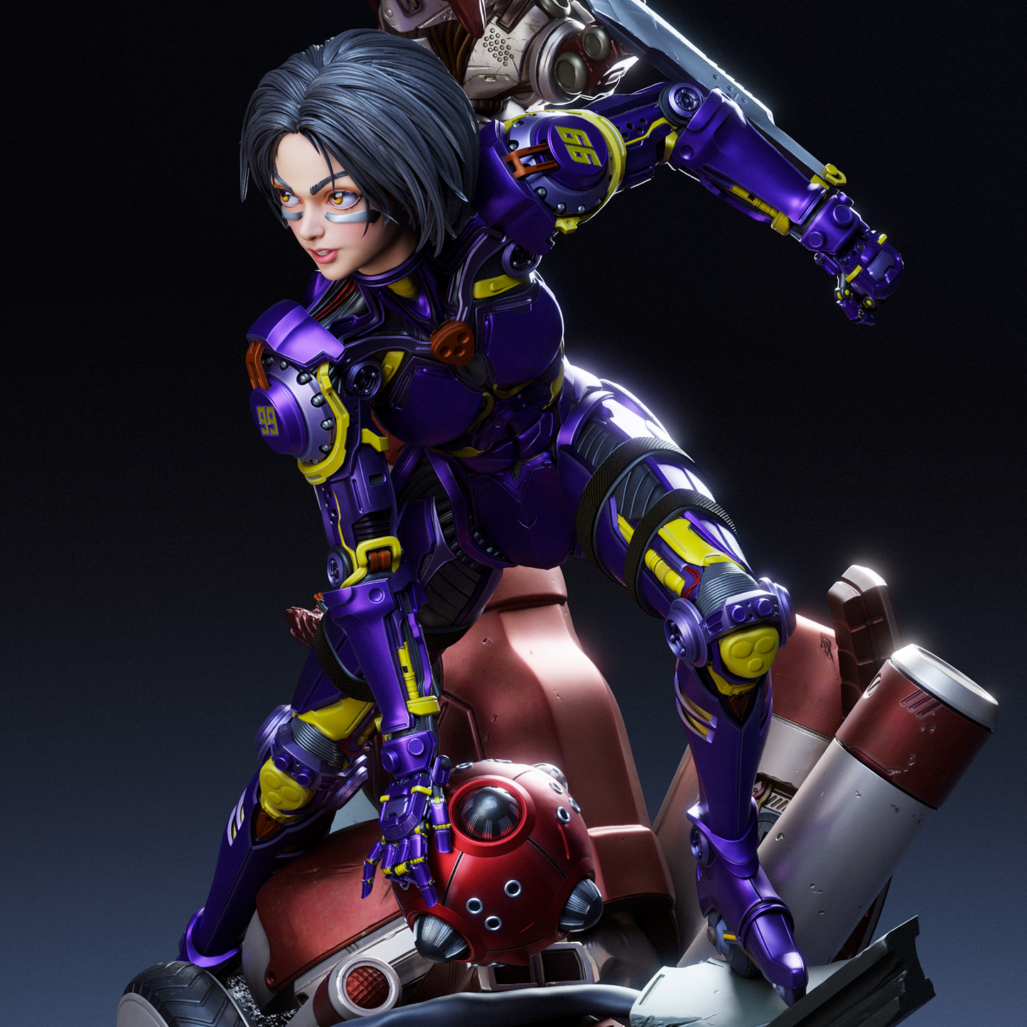 Alita Resin Fan Art - MTO (Design by CA3D Studios)
