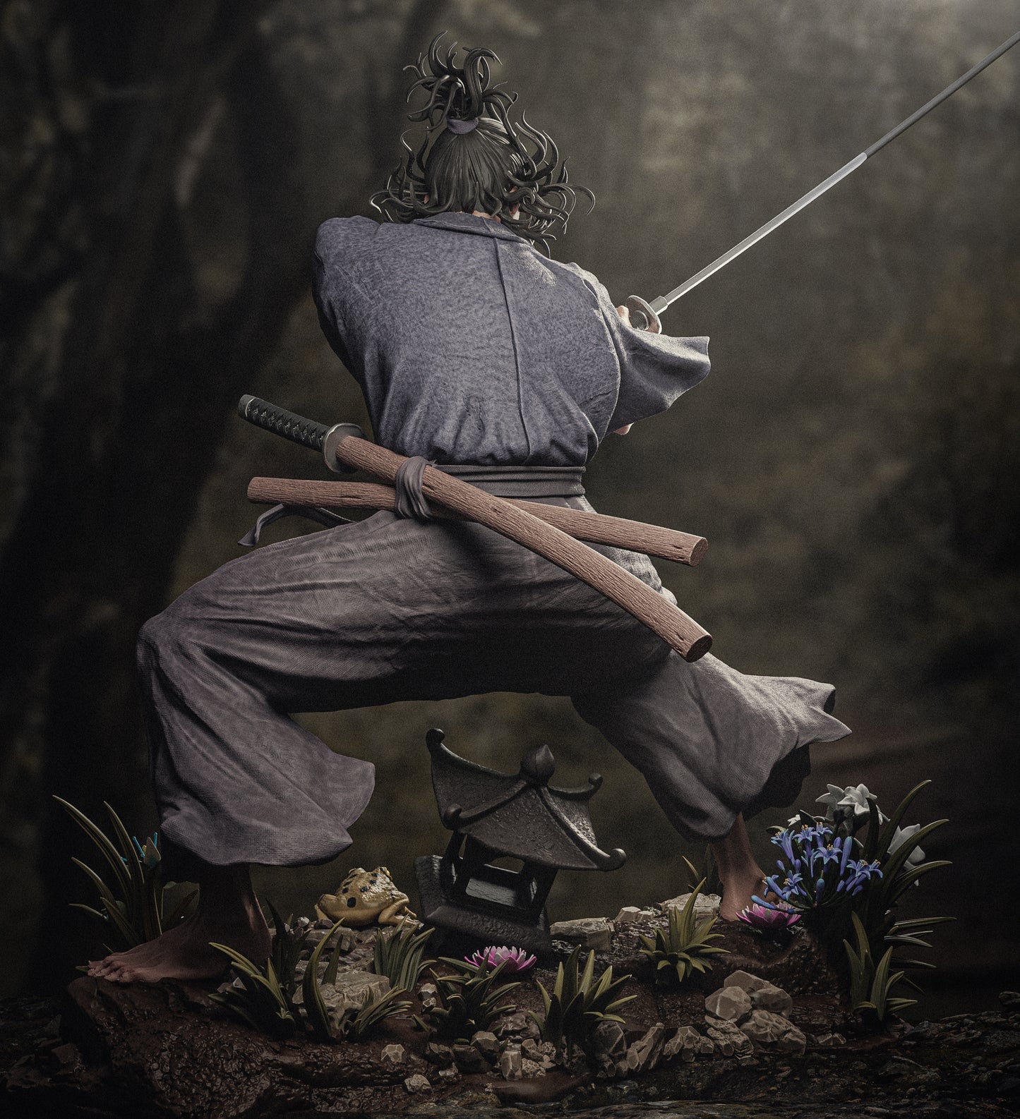 Musashi Resin Fan Art - MTO (Design by CA3D Studios)