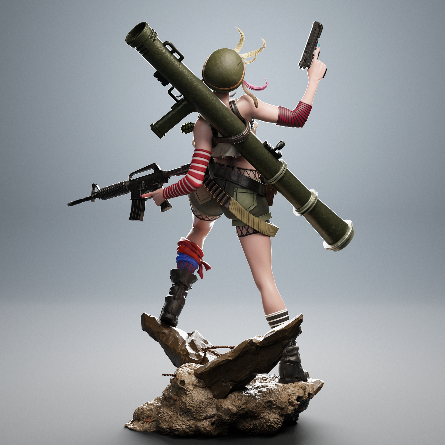 Tank Girl Resin Sculpture (Design by CA3D Studios)