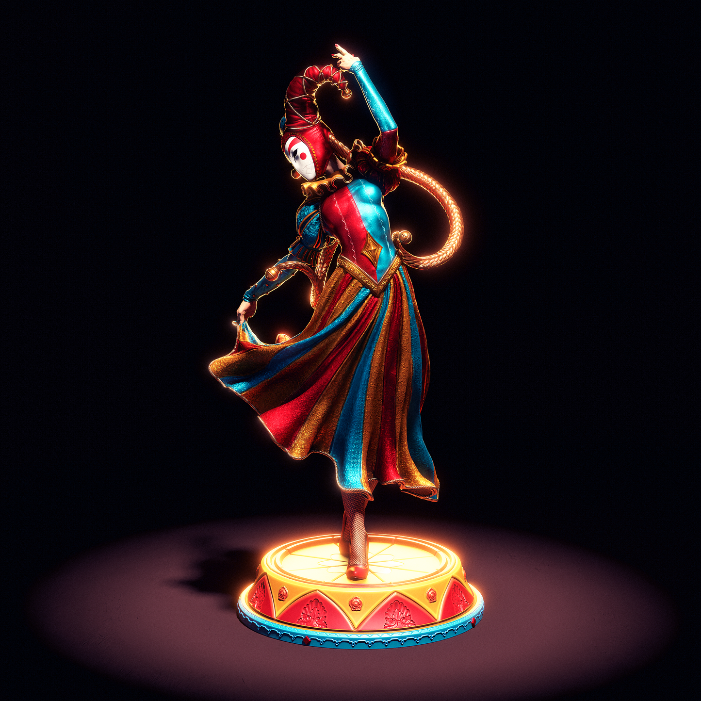Jester Resin Art - MTO (Design by CA3D)