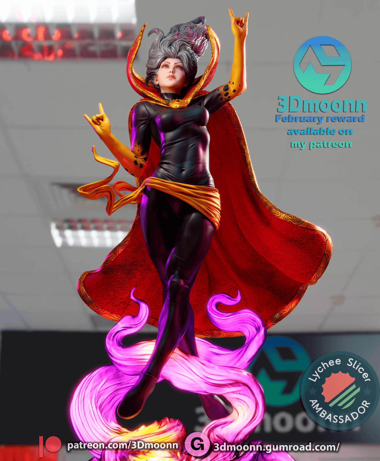 Sorceress Resin Fan Art Sculpture (3DM)