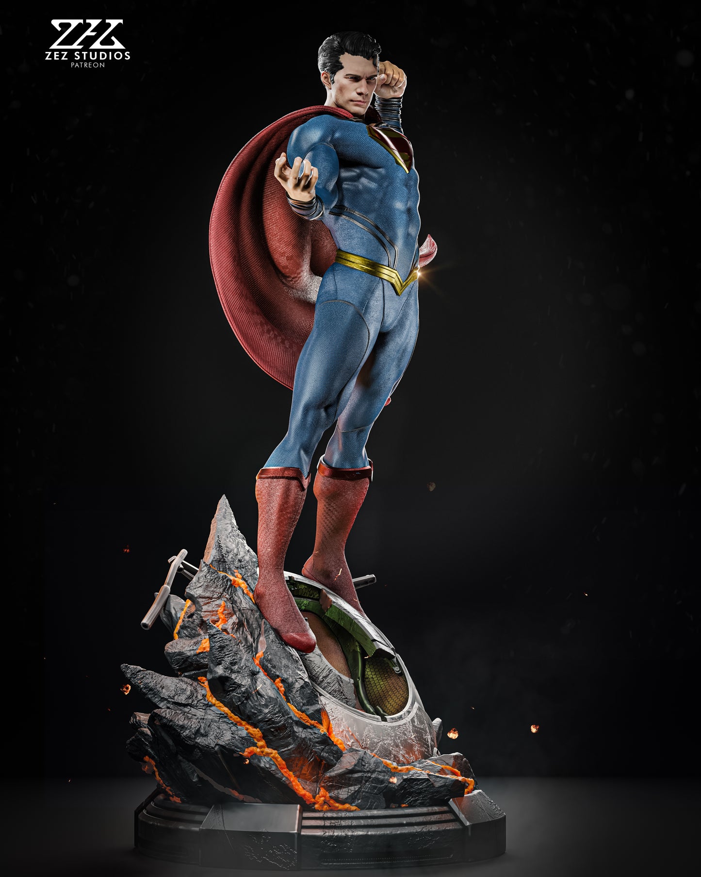 Superman Resin Fan Art - MTO (ZEZ)