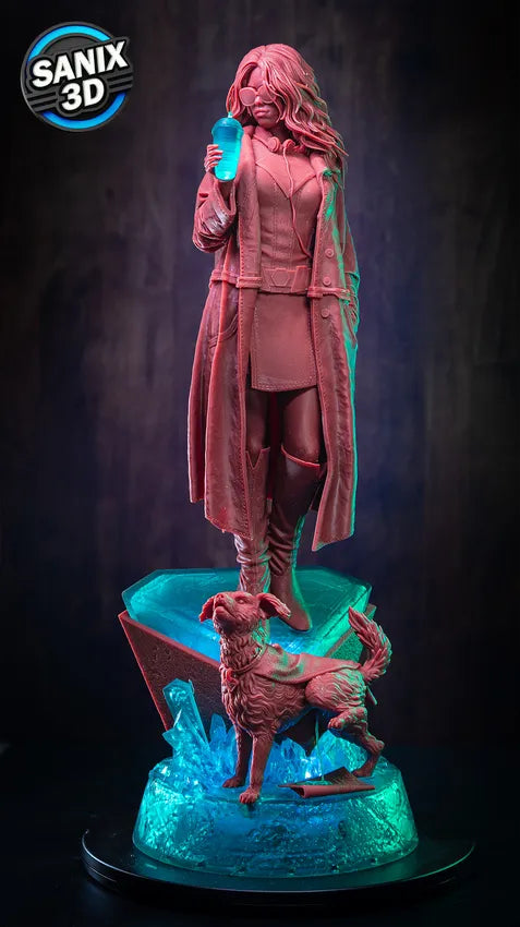 Supergirl Resin Fan Art Pro Painted - MTO (Design by Sanix3D)