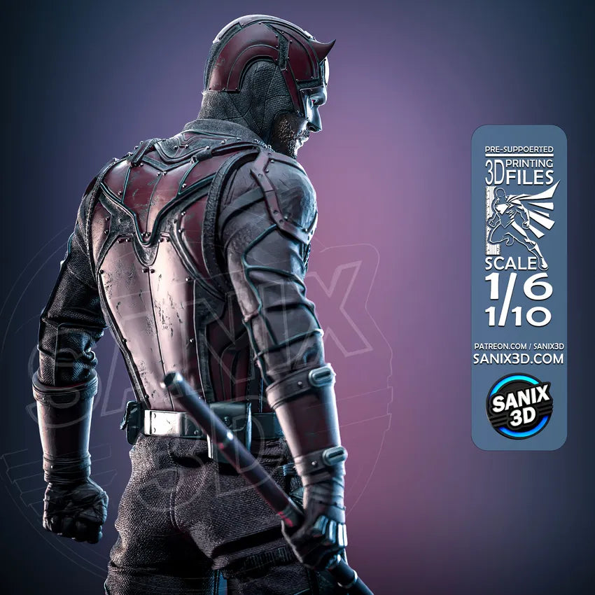 Daredevil Resin Art (Design by Sanix3D)