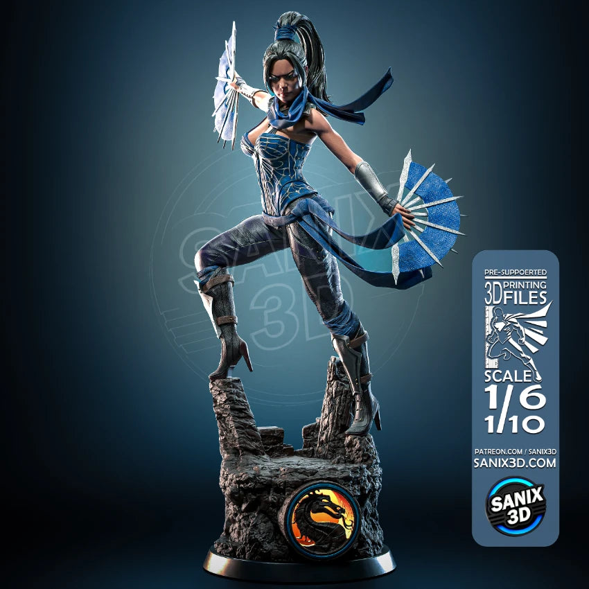Kitana Resin Art (Design by Sanix3D)