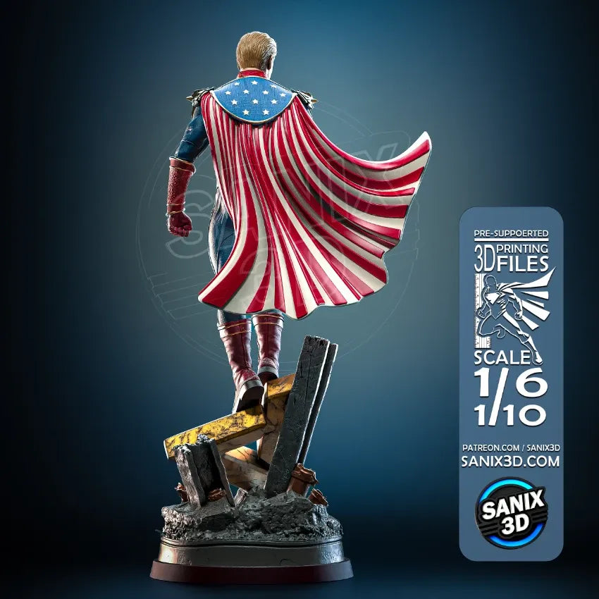 Homelander Resin Art (Design by Sanix3D)