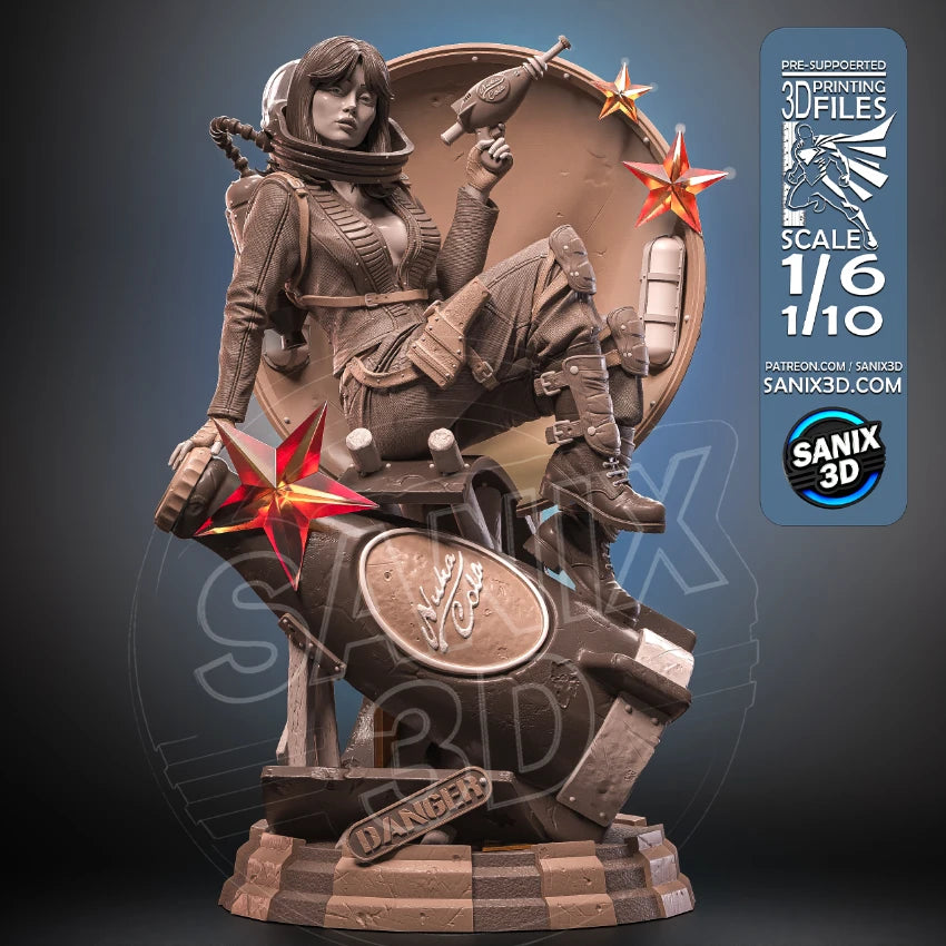 Lucy Nuka Girl Resin Art (Design by Sanix3D)