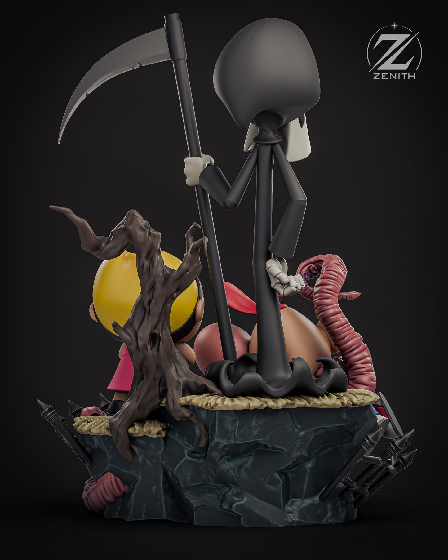 Billy and Mandy Resin Art (Design by Zenith)