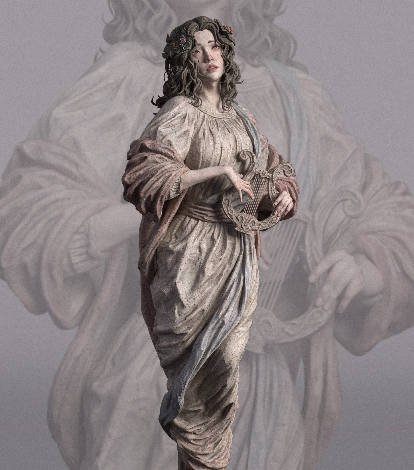 Muse Resin Sculpture (Design by CA3D Studios)