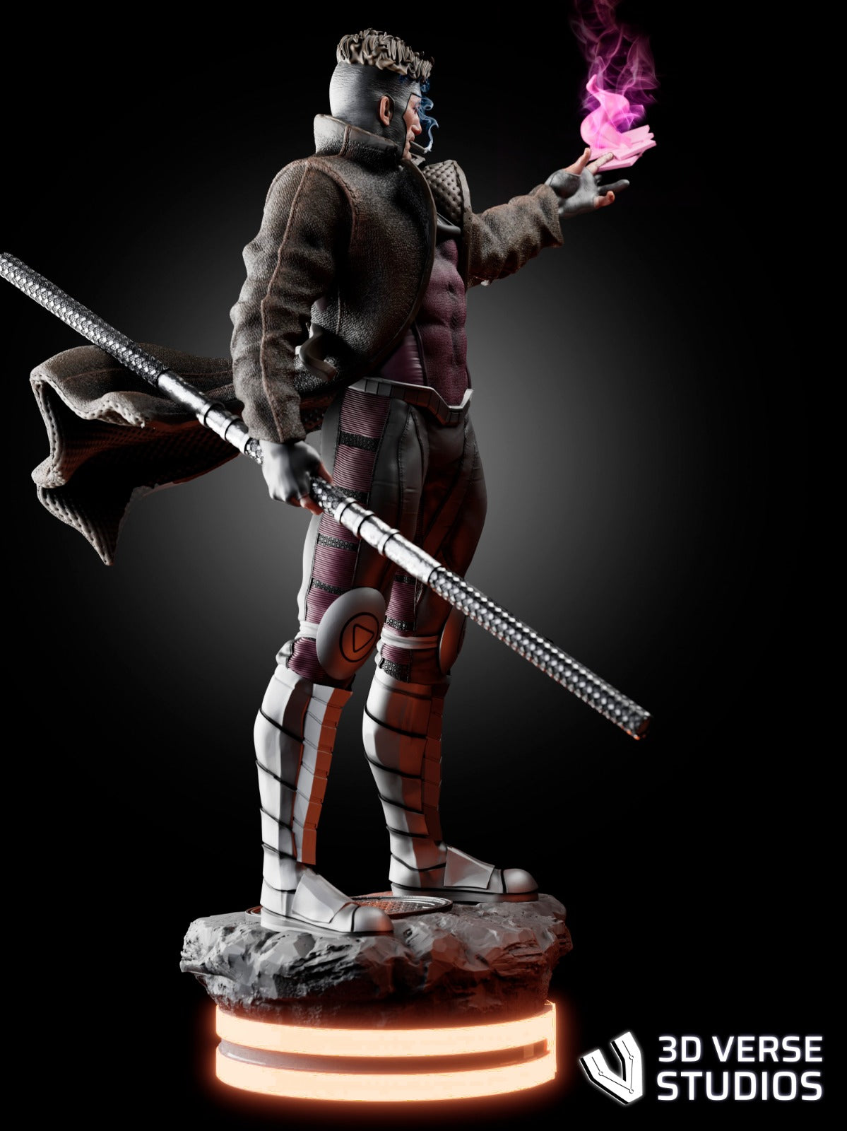 Gambit Collectible Resin Fan Art Pro Painted - MTO