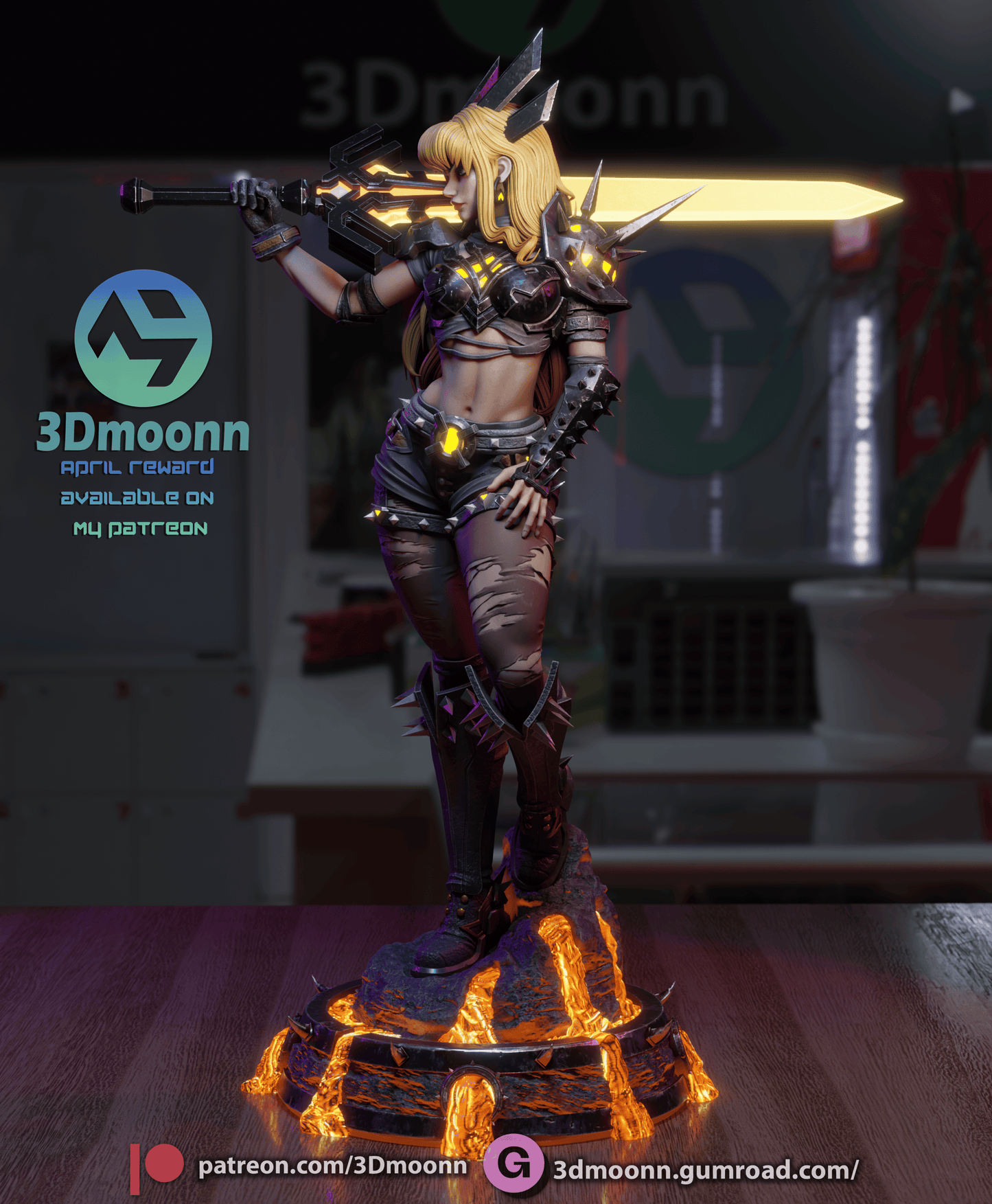 Marvel Rivals Magik Resin Sculpture Fan Art - MTO (3DM)