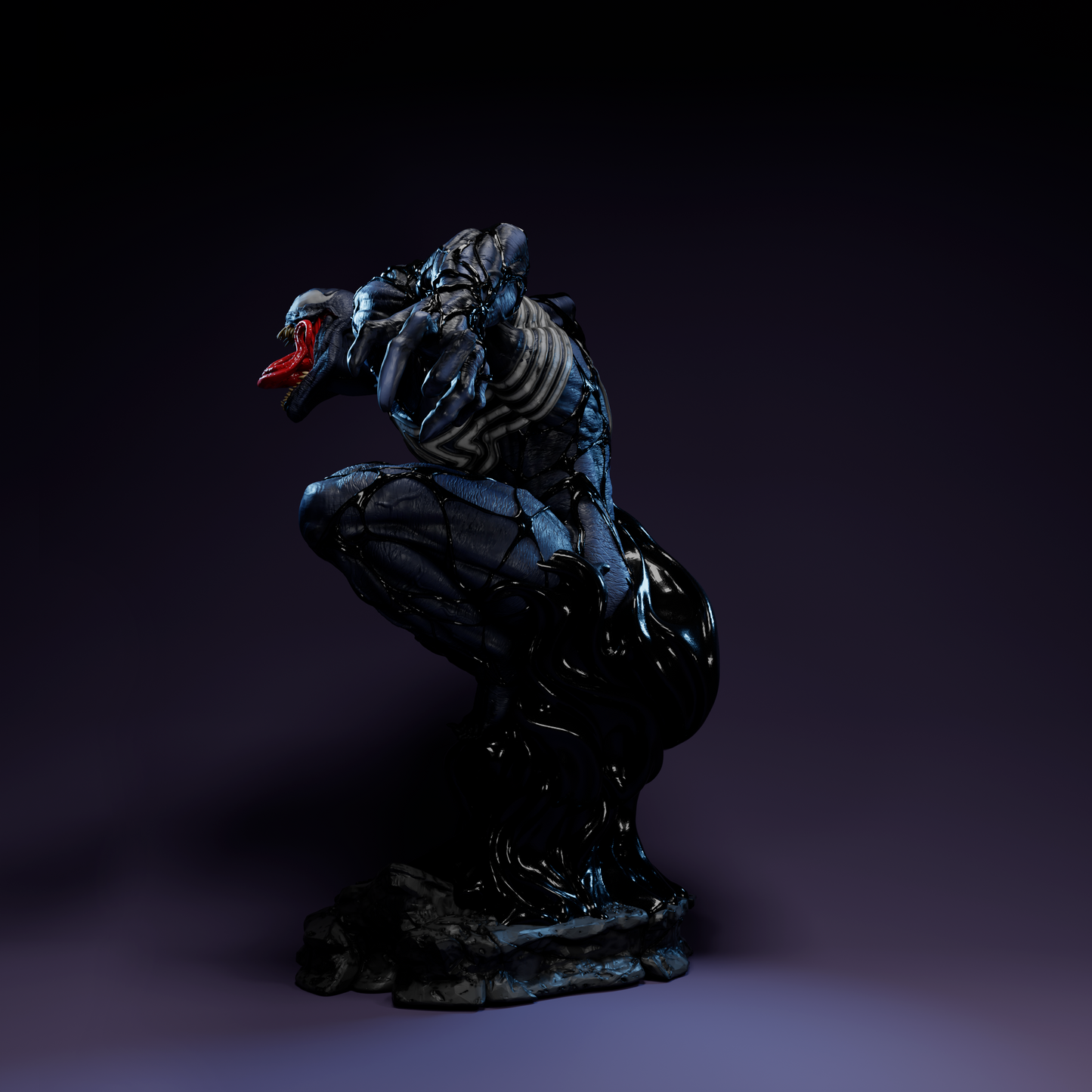 Black Goo Guy Resin Fan Art - MTO (3DMind)