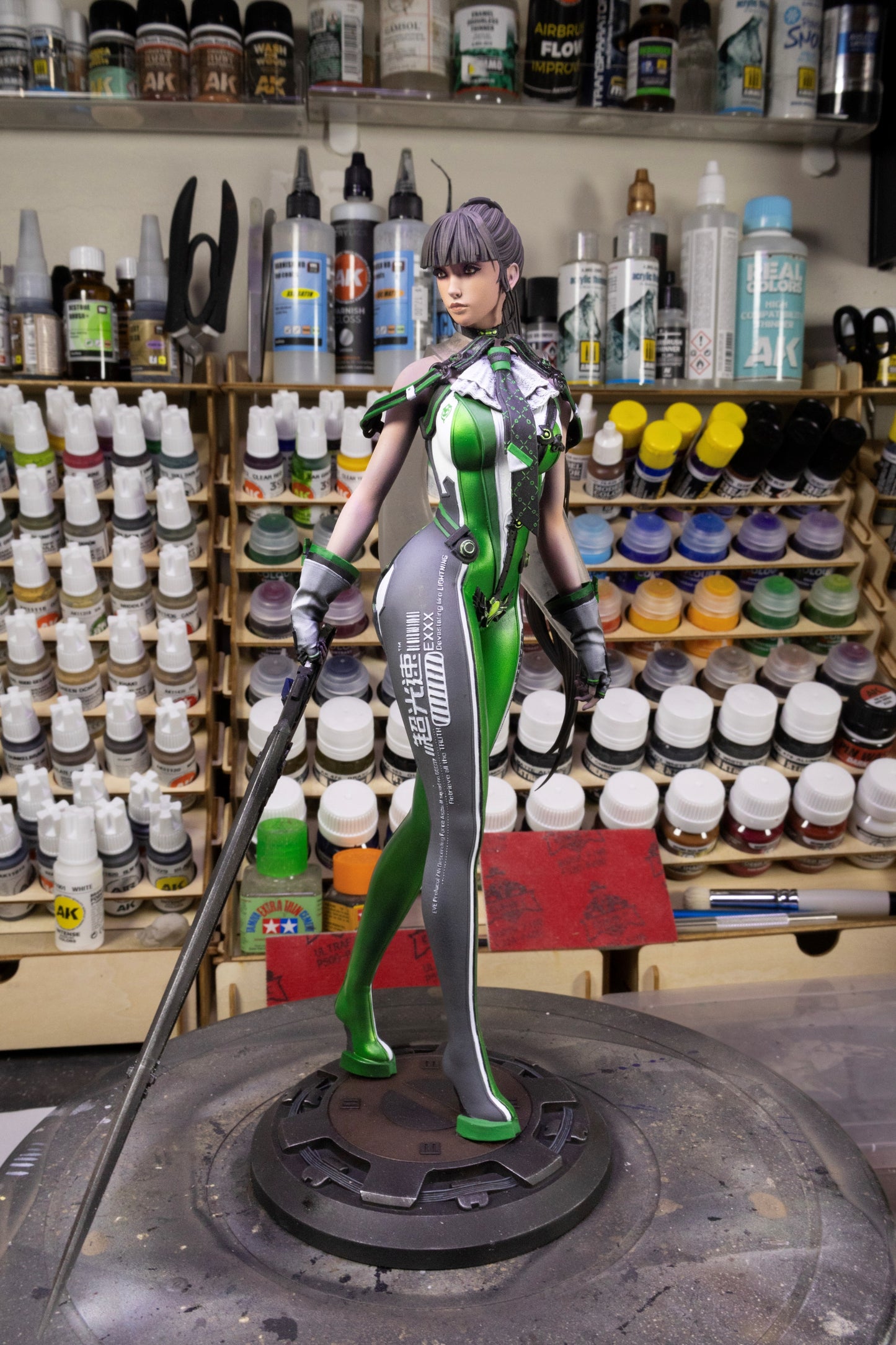 Stellar Blade Eve Collectible Resin Fan Art Pro Painted - MTO (Design by Bulkamancer)