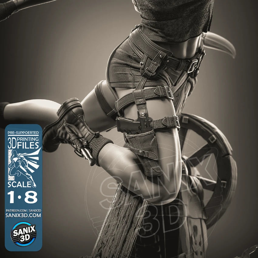Tomb Raider Legacy of Atlantis Resin Art (Design by Sanix3D)