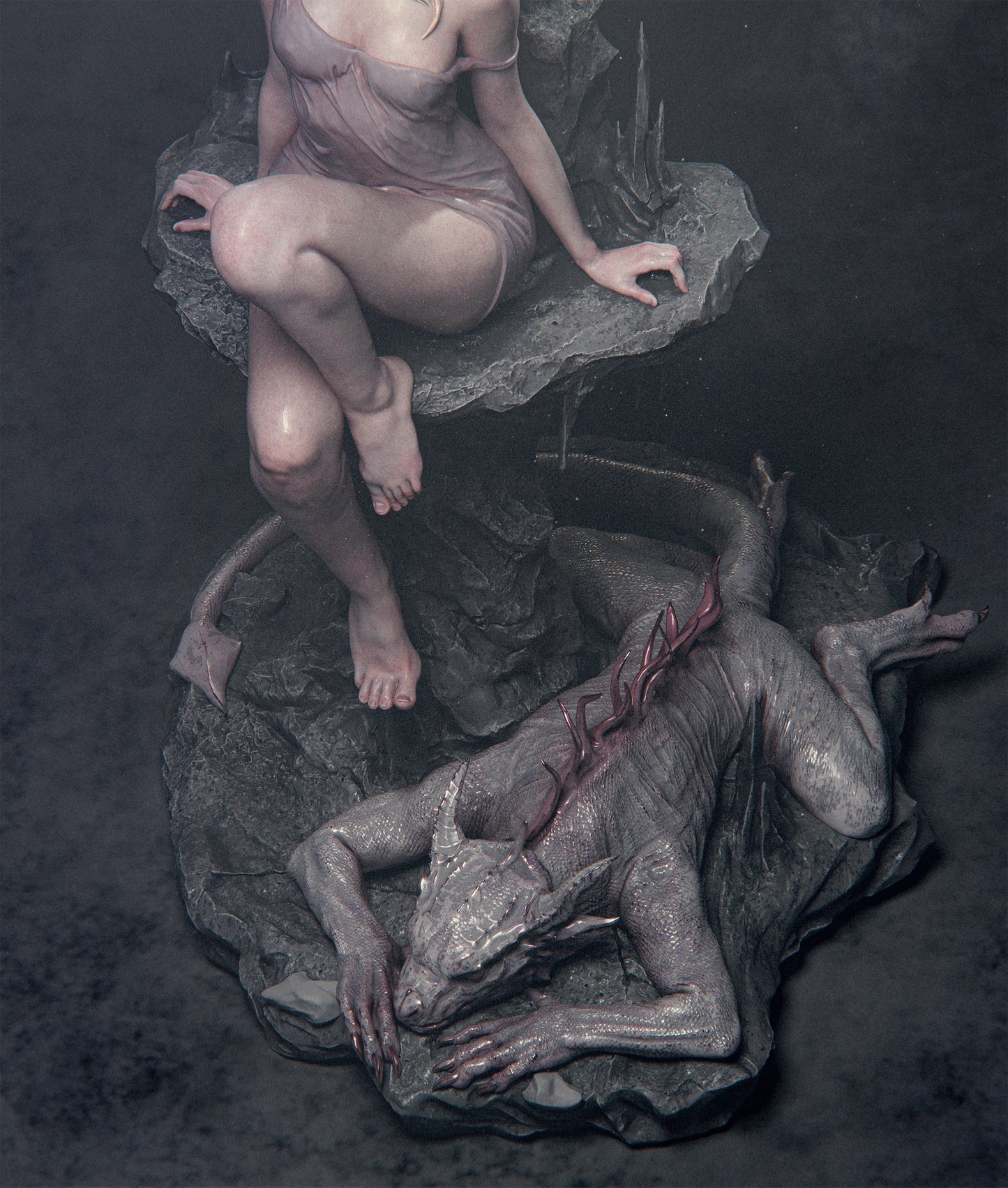 Elegy of a Wyrm Resin Fan Art - MTO (CA3D)