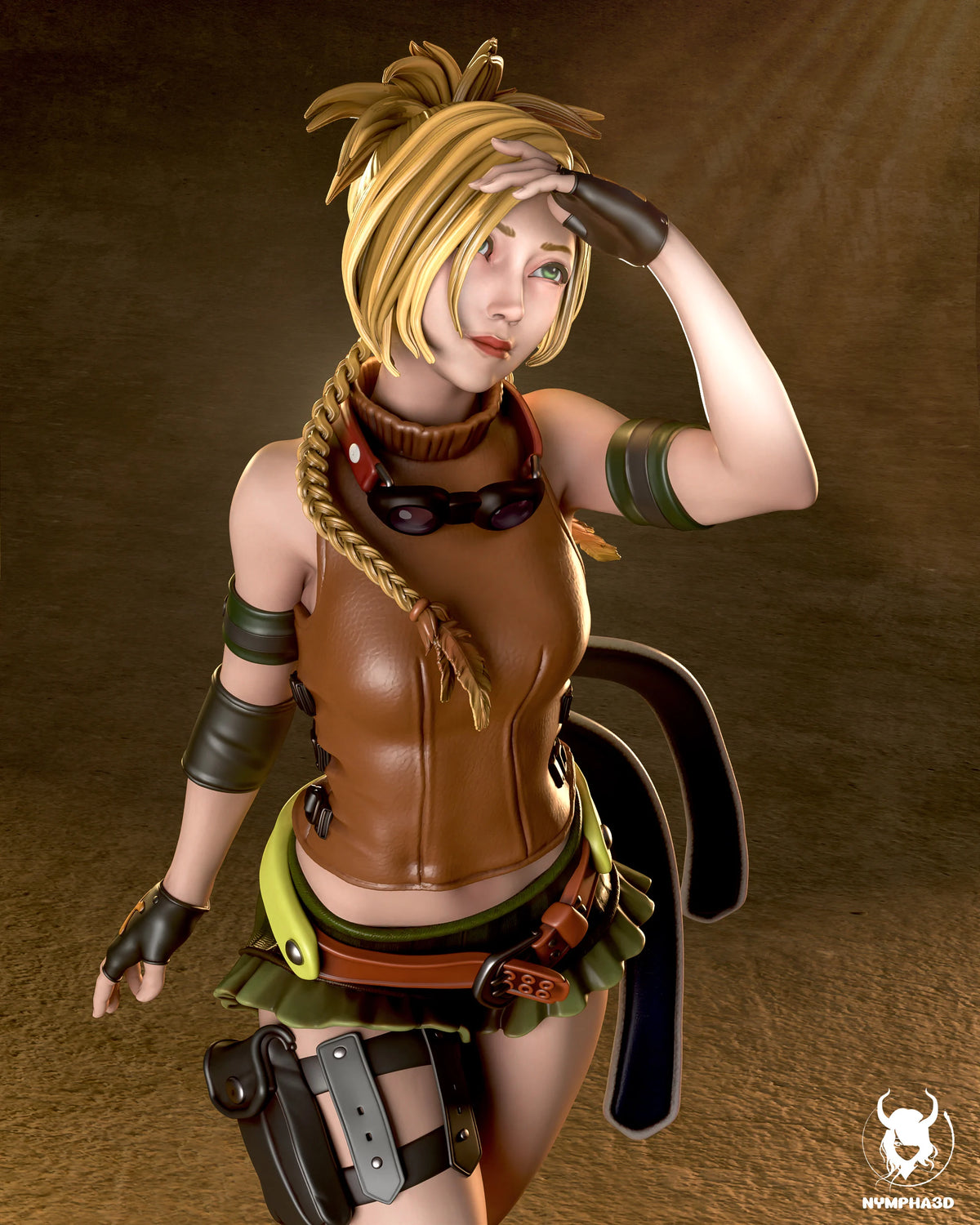 Rikku Resin Art (Nympha3D)