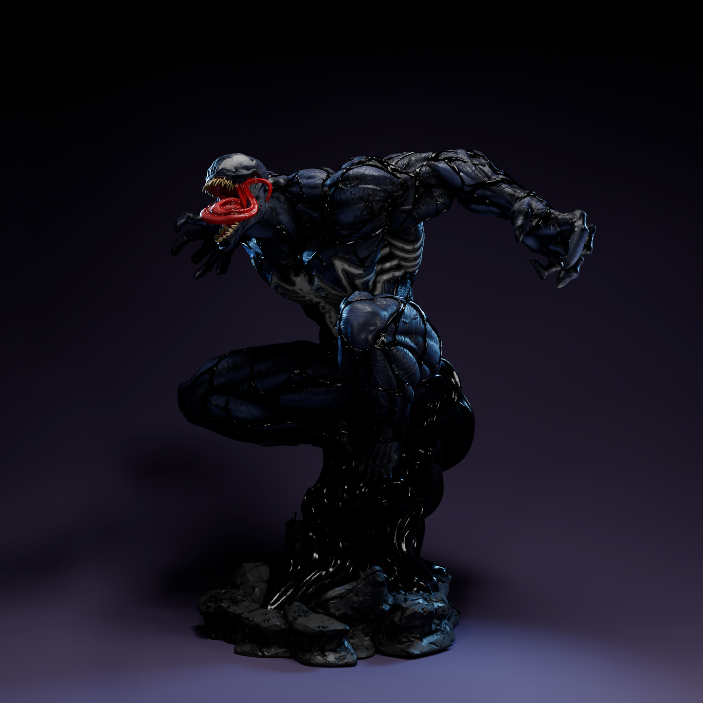 Black Goo Guy Resin Fan Art - MTO (3DMind)