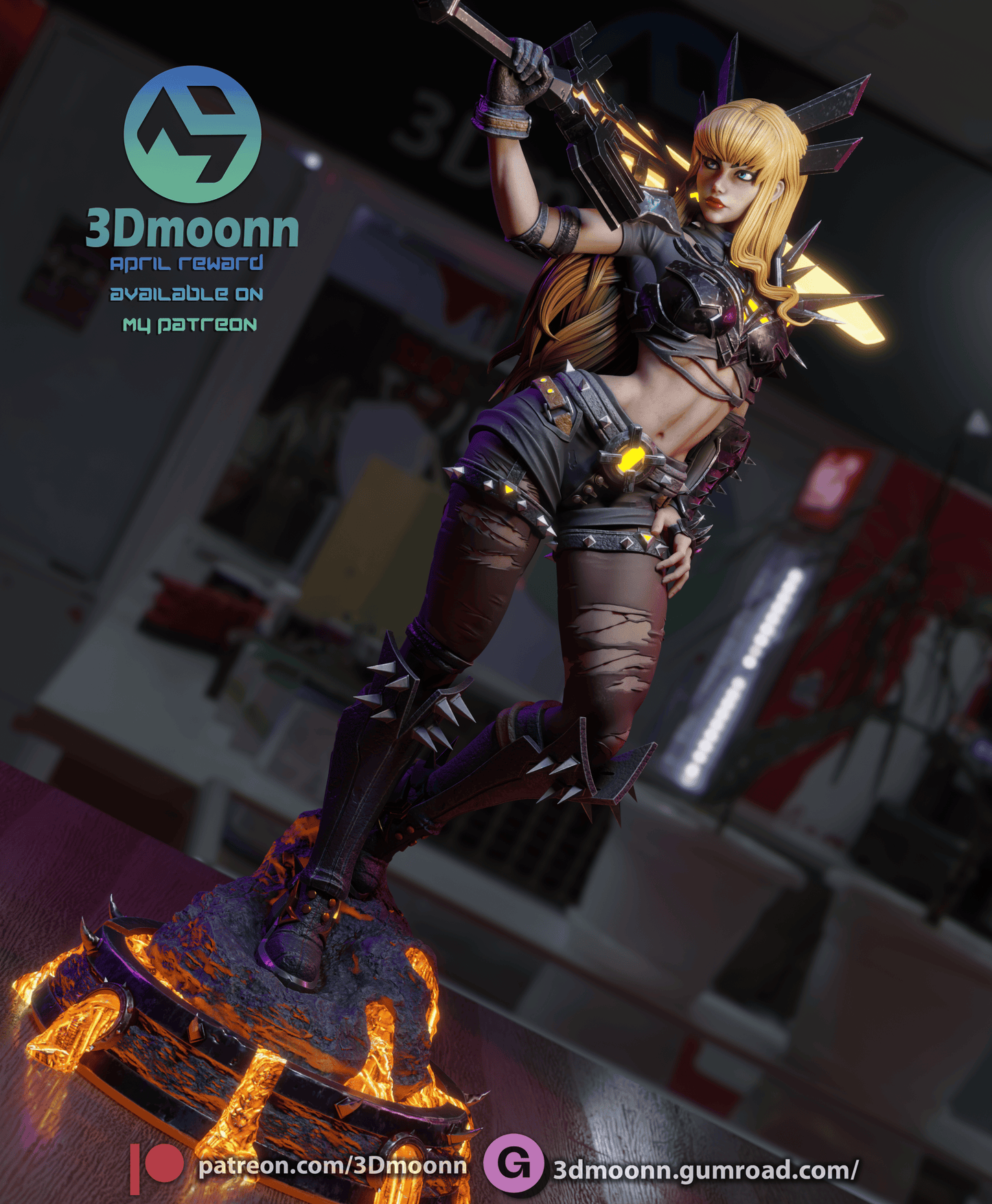 Marvel Rivals Magik Resin Sculpture Fan Art - MTO (3DM)