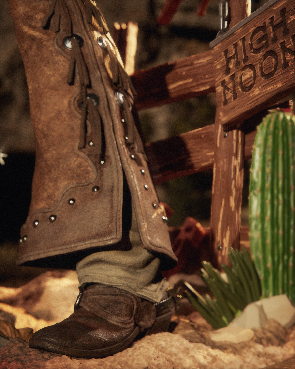 Cowgirl Rogue Resin Art (Design by CA3D)
