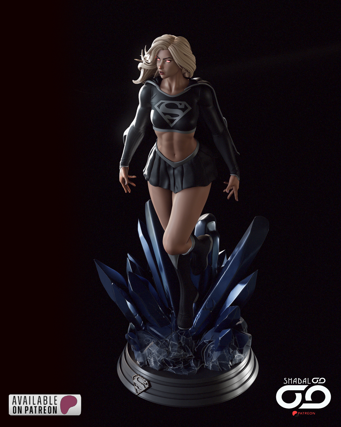 Supergirl Resin Sculpture Fan Art - MTO (SDO)
