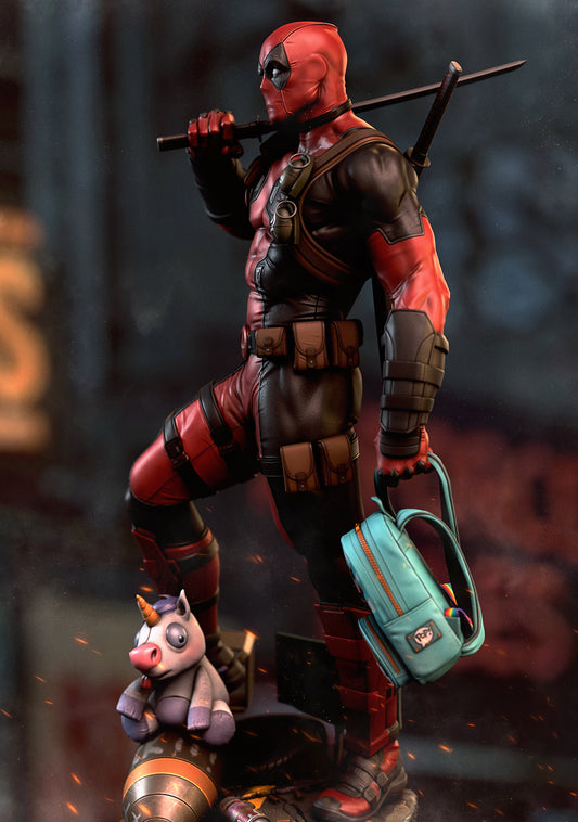 Deadpool Resin Art (Design by CA3D)