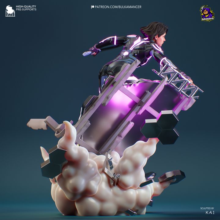 Mio - Split Fiction - Resin Fan Art - MTO (Design by Bulkamancer)
