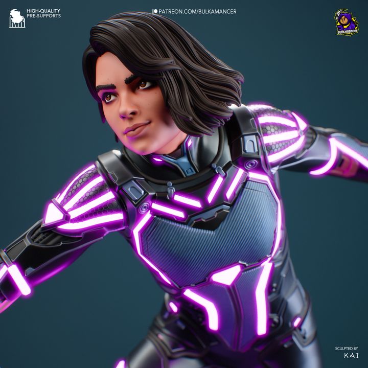 Mio - Split Fiction - Resin Fan Art - MTO (Design by Bulkamancer)