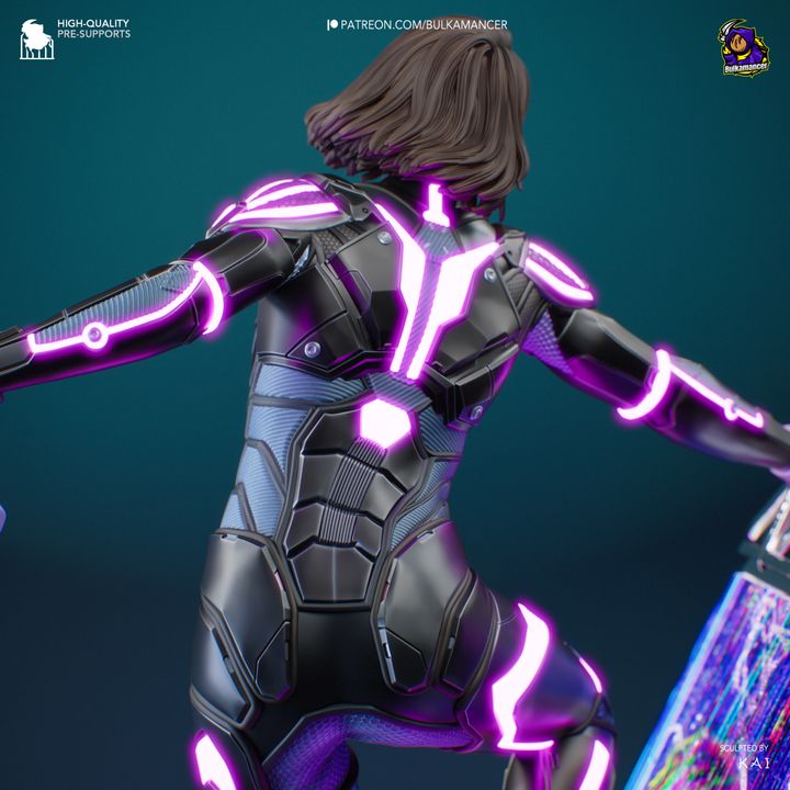 Mio - Split Fiction - Resin Fan Art - MTO (Design by Bulkamancer)