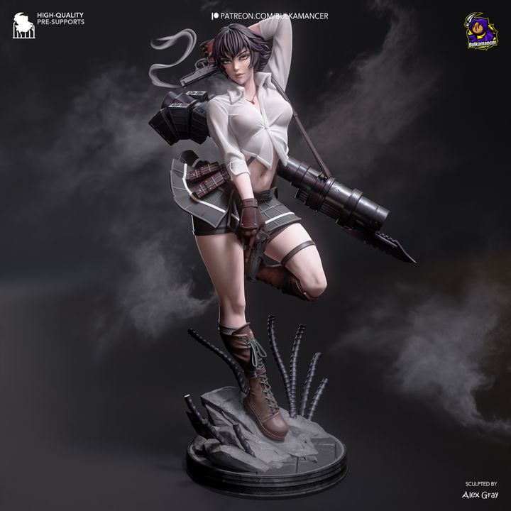Lady - Devil May Cry - Resin Fan Art - MTO (Design by Bulkamancer)
