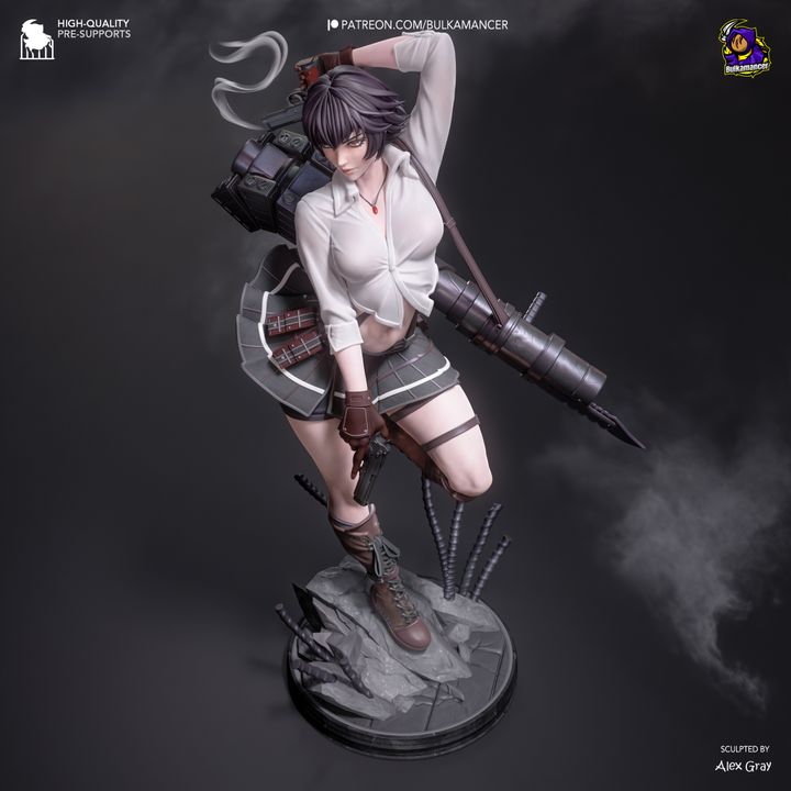 Lady - Devil May Cry - Resin Fan Art - MTO (Design by Bulkamancer)