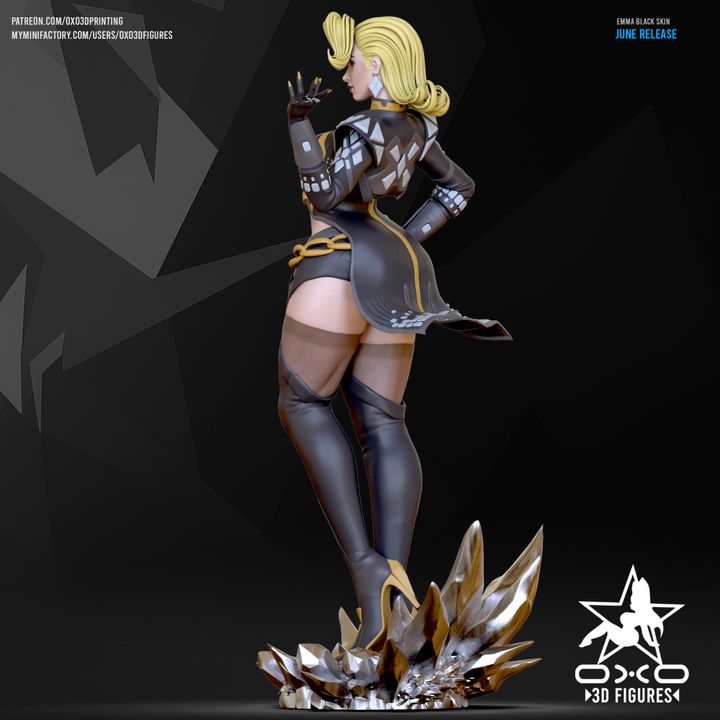 Emma Frost Resin Fan Art (Designed by OXO3D)