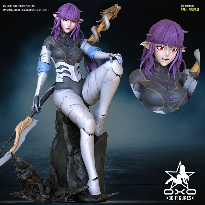 Esil Resin Fan Art (Designed by OXO3D)