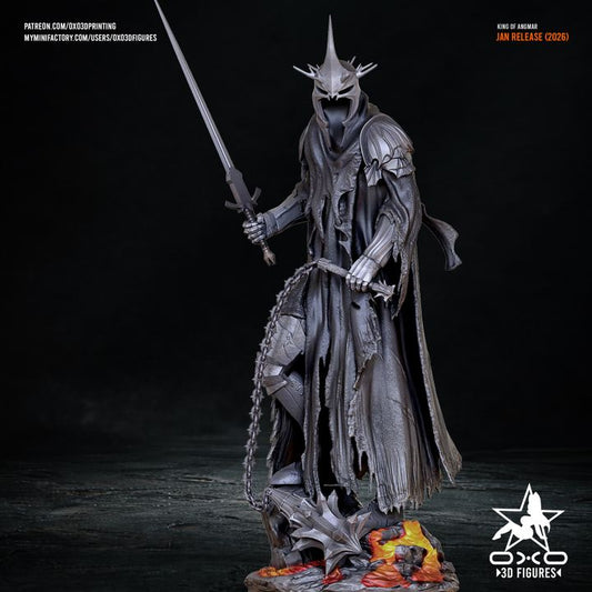 LotR Witch King Resin Fan Art (Designed by OXO3D)