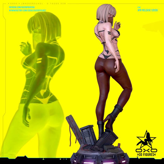 Cyberpunk Kiwi Resin Fan Art (Designed by OXO3D)