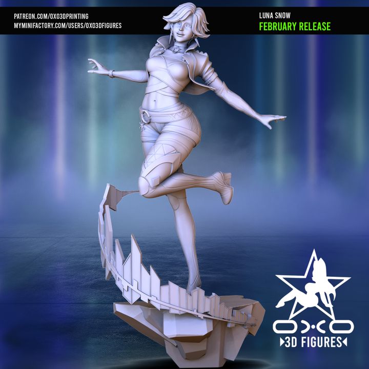 Luna Snow Resin Fan Art - MTO (OXO)