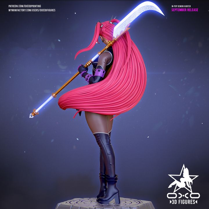 Kpop Demon Hunter Mira Resin Fan Art (Designed by OXO3D)