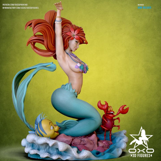 Disney Little Mermaid Resin Fan Art (Designed by OXO3D)