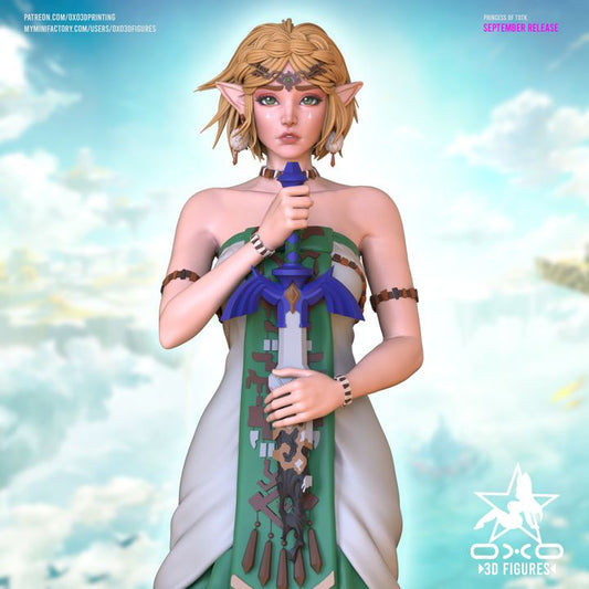 Zelda Tears of the Kingdom Resin Fan Art (Designed by OXO3D)