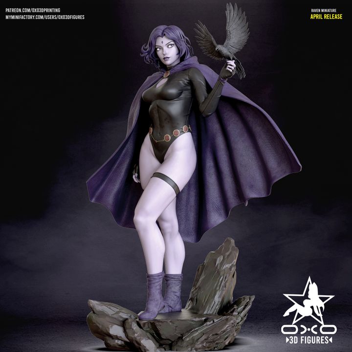 Raven Resin Fan Art (Designed by OXO3D)