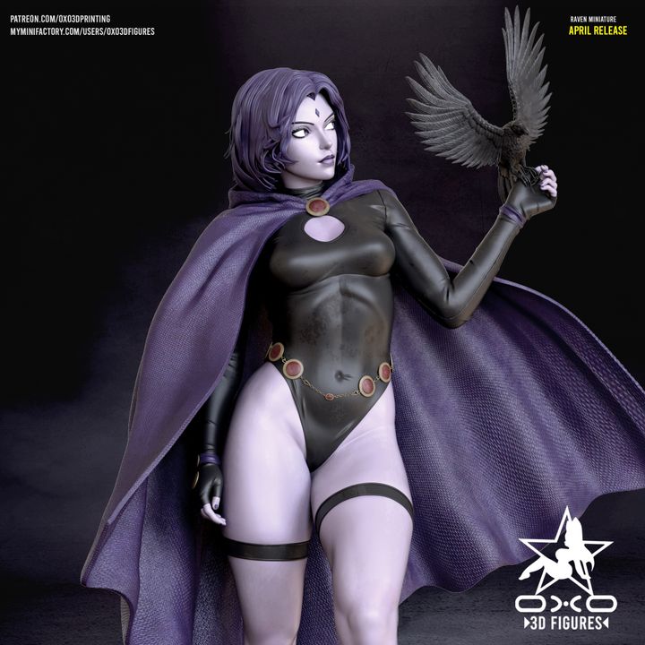 Raven Resin Fan Art (Designed by OXO3D)