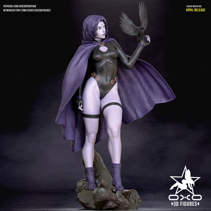 Raven Resin Fan Art (Designed by OXO3D)
