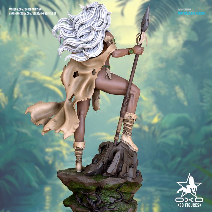 Savage Storm Resin Art (Designed by OXO3D)