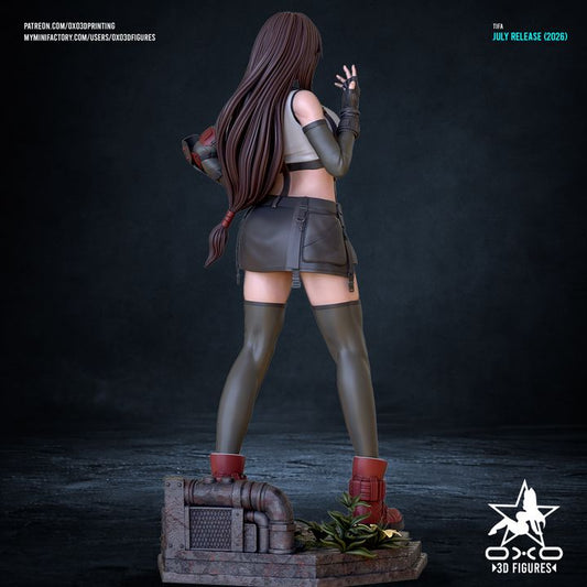 Tifa Lockhart Resin Art (Designed by OXO3D)