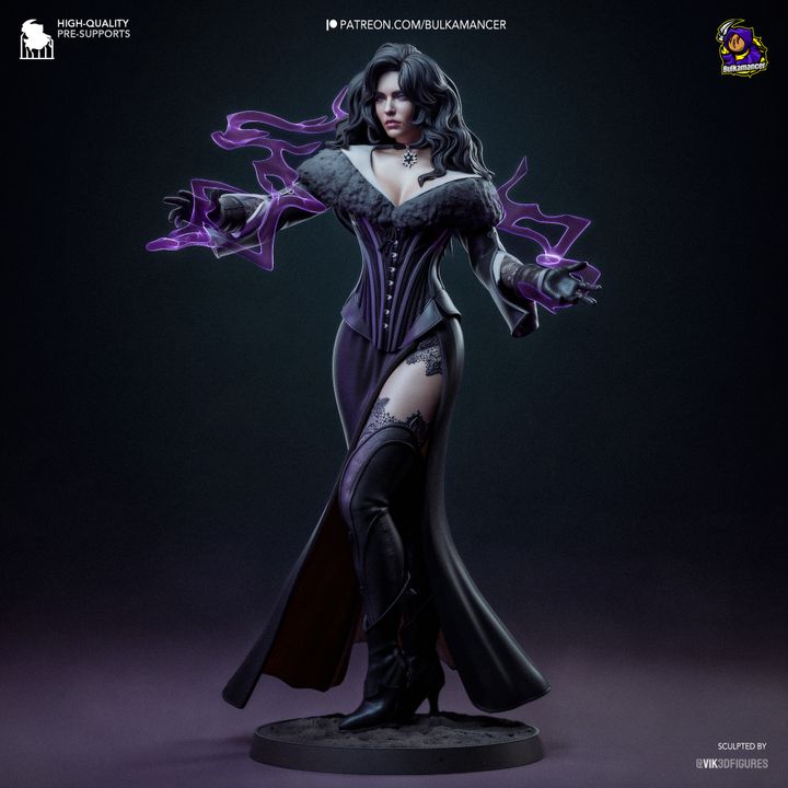 Yennefer of Vengerberg - Witcher Series - Resin Fan Art - MTO (Design by Bulkamancer)