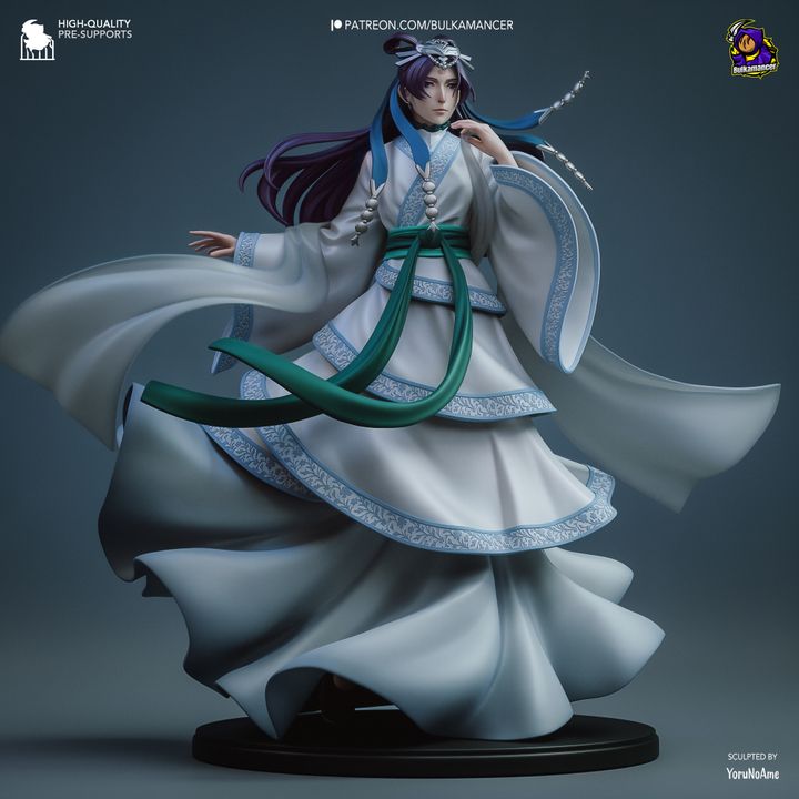 Jinshi the Moon Fairy (The Apothecary Diaries) Resin Fan Art - MTO (Design by Bulkamancer)