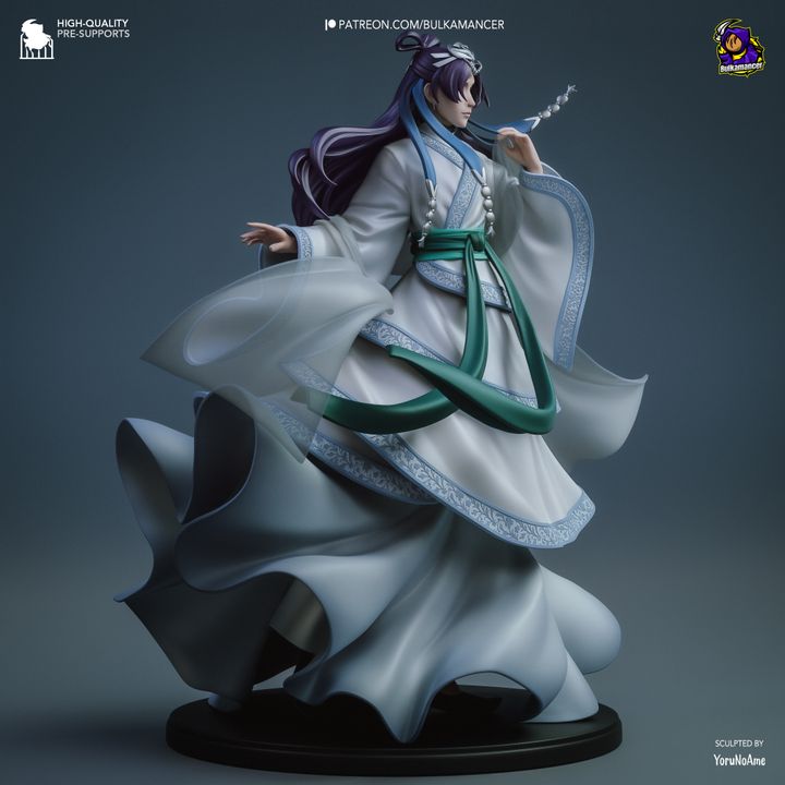 Jinshi the Moon Fairy (The Apothecary Diaries) Resin Fan Art - MTO (Design by Bulkamancer)