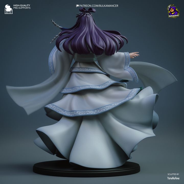 Jinshi the Moon Fairy (The Apothecary Diaries) Resin Fan Art - MTO (Design by Bulkamancer)