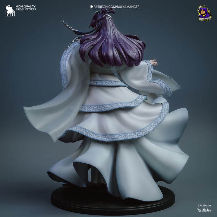 Jinshi the Moon Fairy (The Apothecary Diaries) Resin Fan Art - MTO (Design by Bulkamancer)