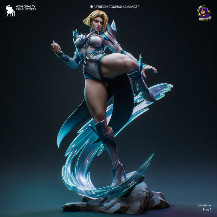 Marvel Rivals Emma Frost Resin Fan Art - MTO (Design by Bulkamancer)